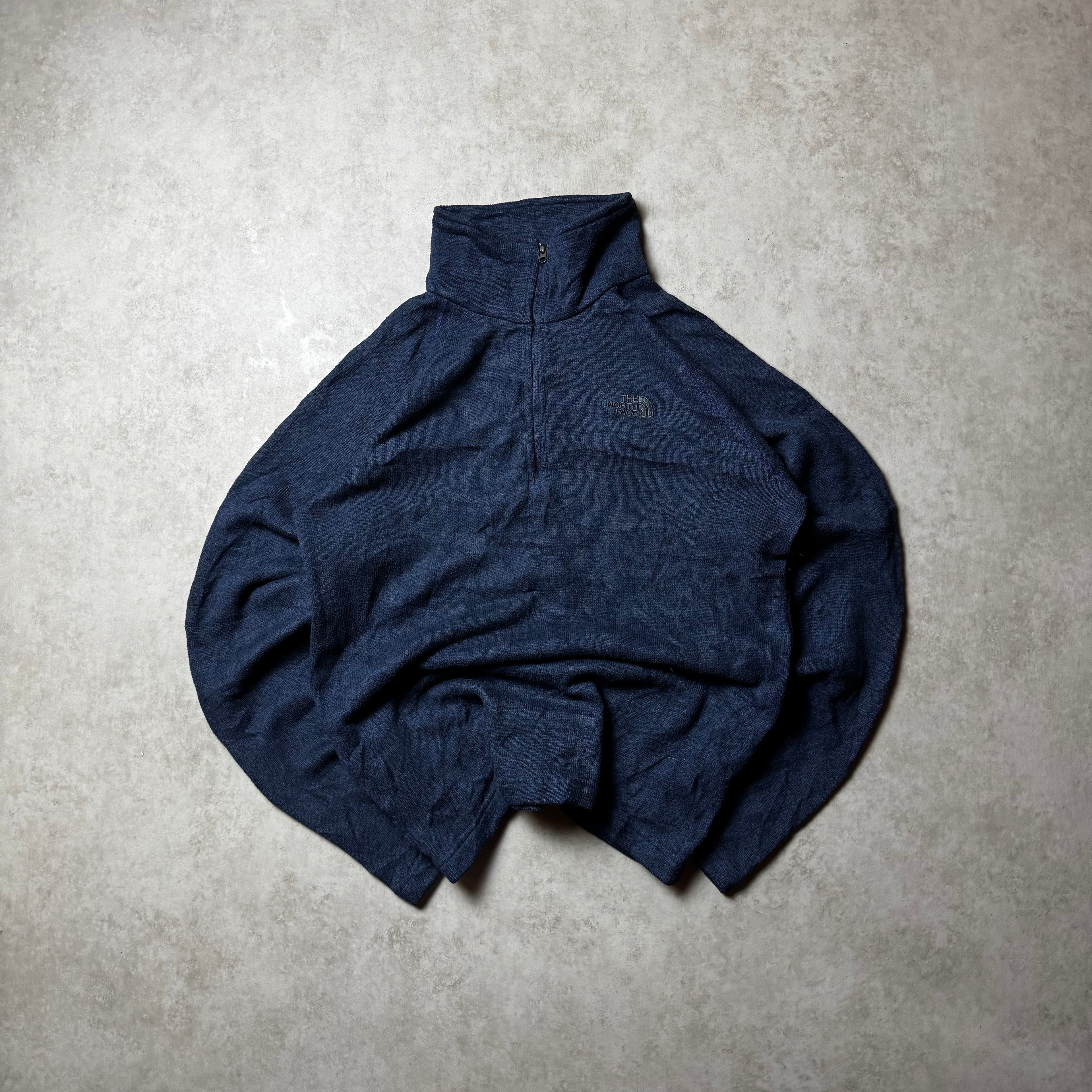 Dark Blue North Face Fleece - Size M