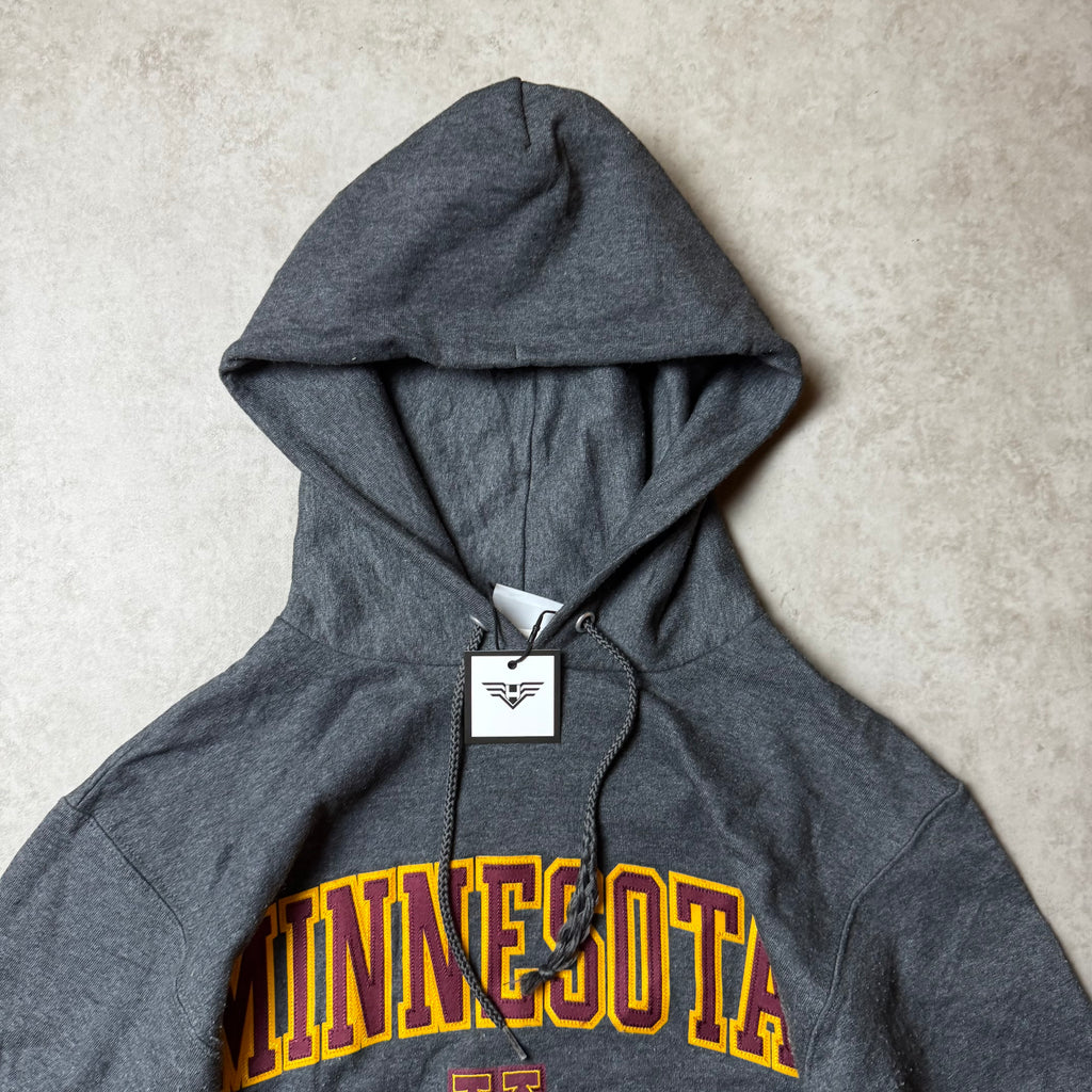 Dark Gray Minnesota Champion Hoodie - Size S