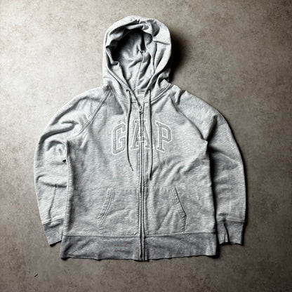 Gray GAP Zip Up Hoodie - S