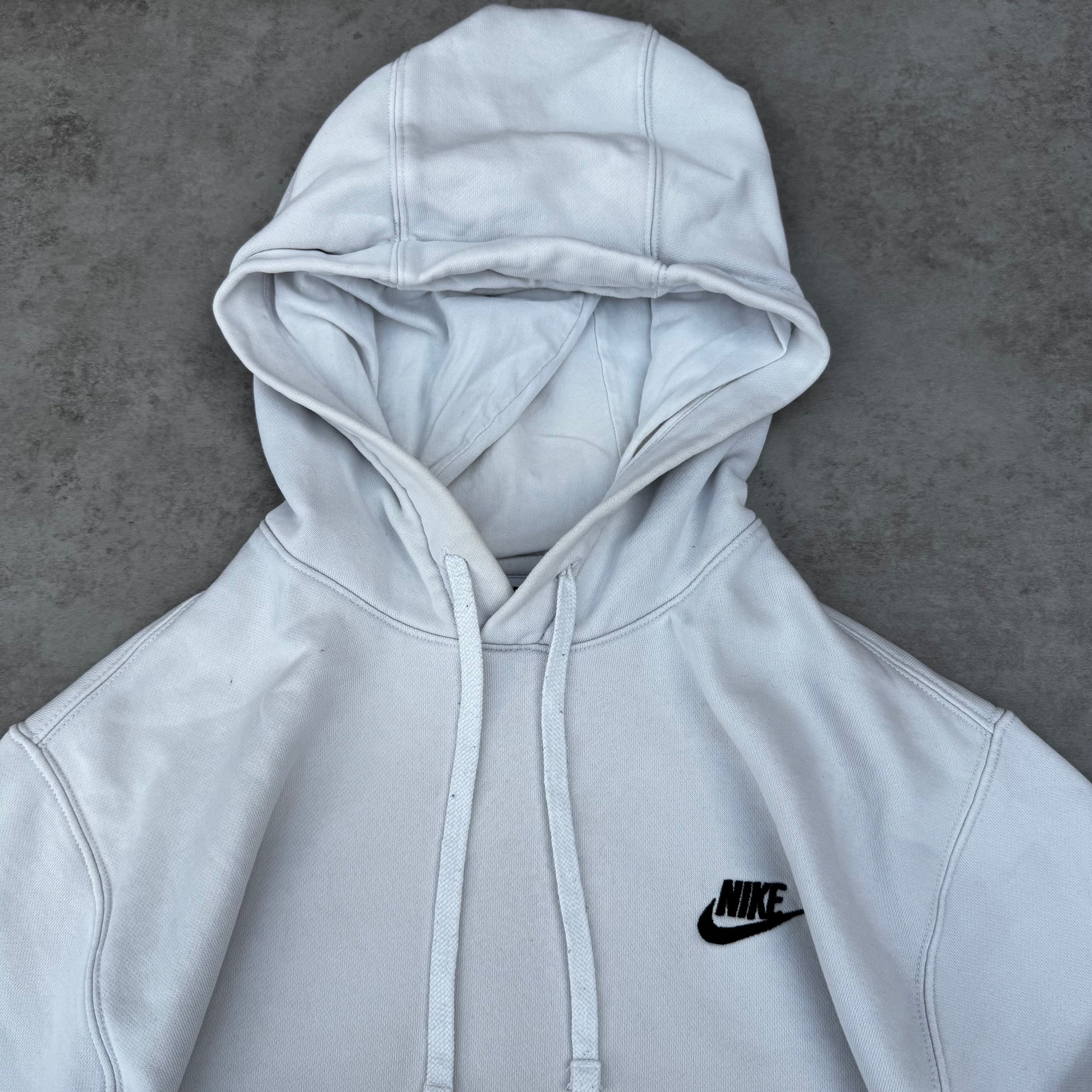 White Nike Hoodie - Size M