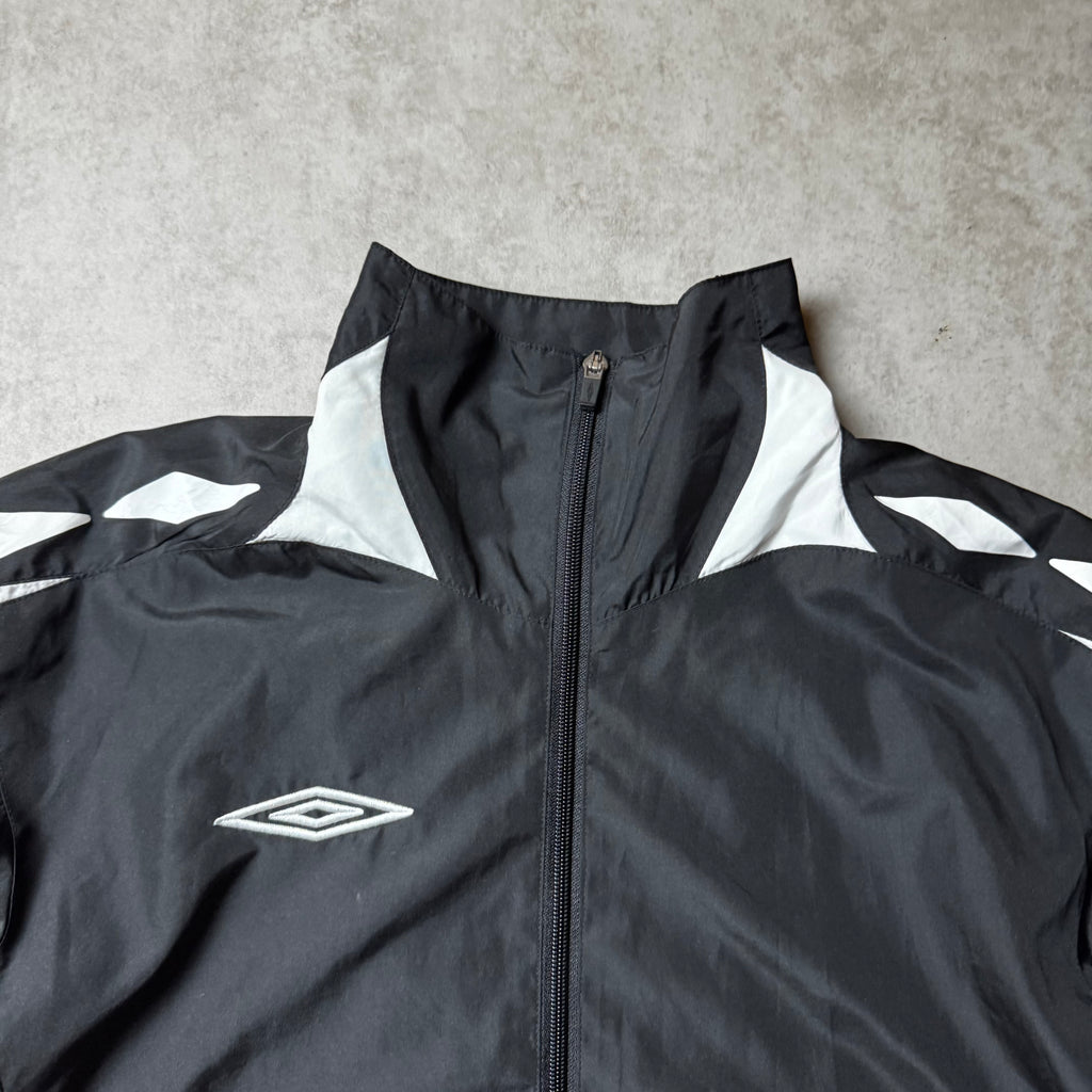 Black Vintage Umbro Windbreaker - S