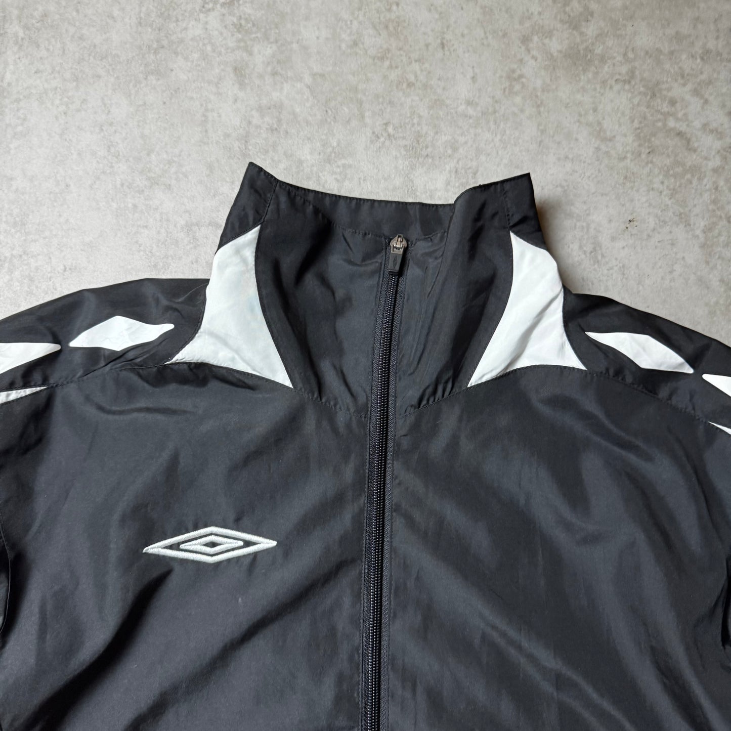 Black Vintage Umbro Windbreaker - S