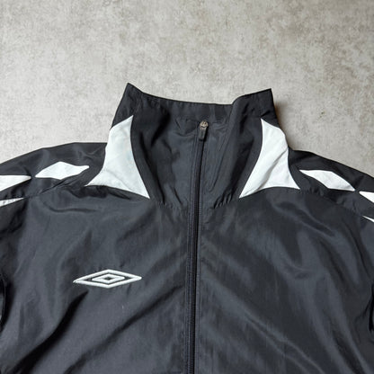 Black Vintage Umbro Windbreaker - S