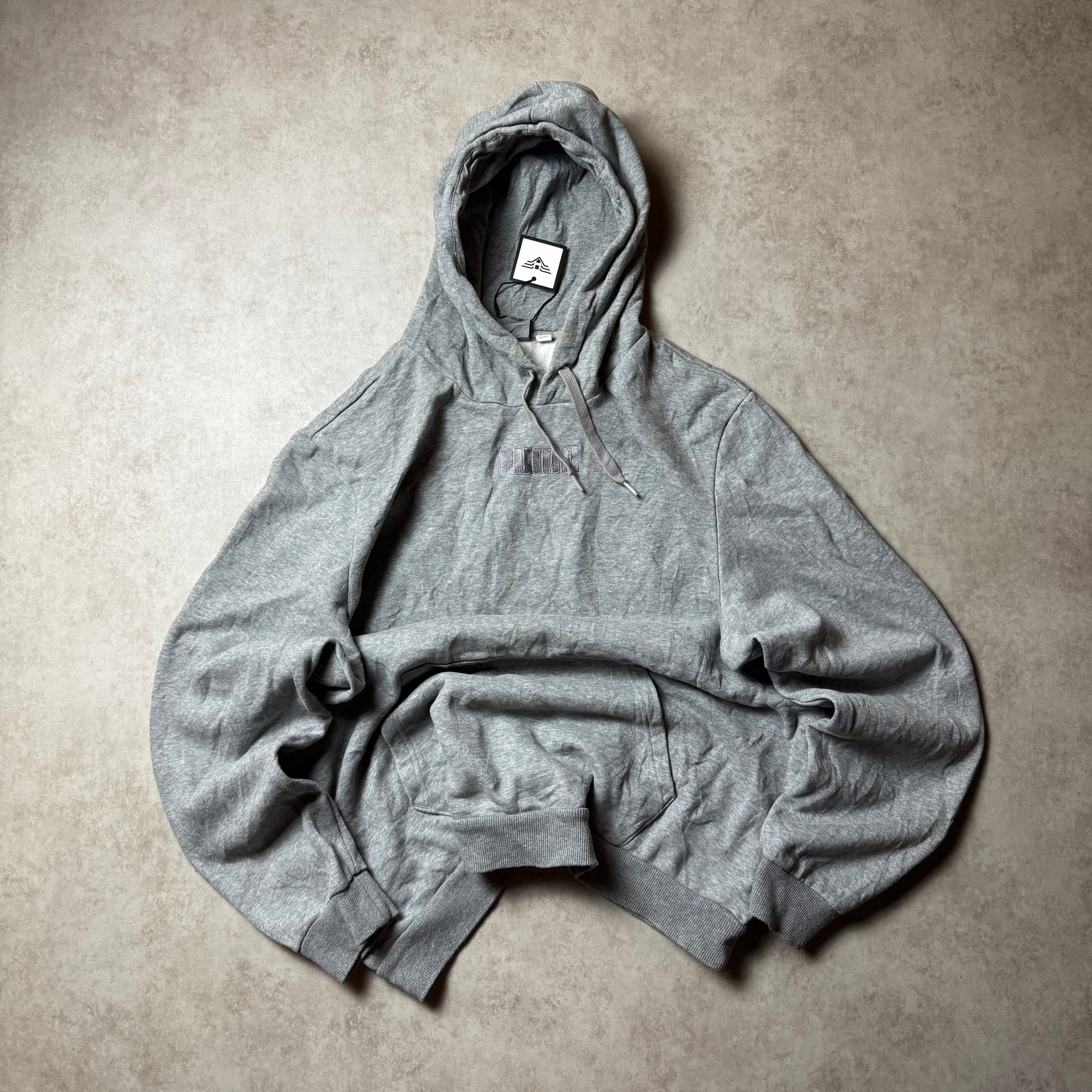 Grey Puma Hoodie - Size XXL
