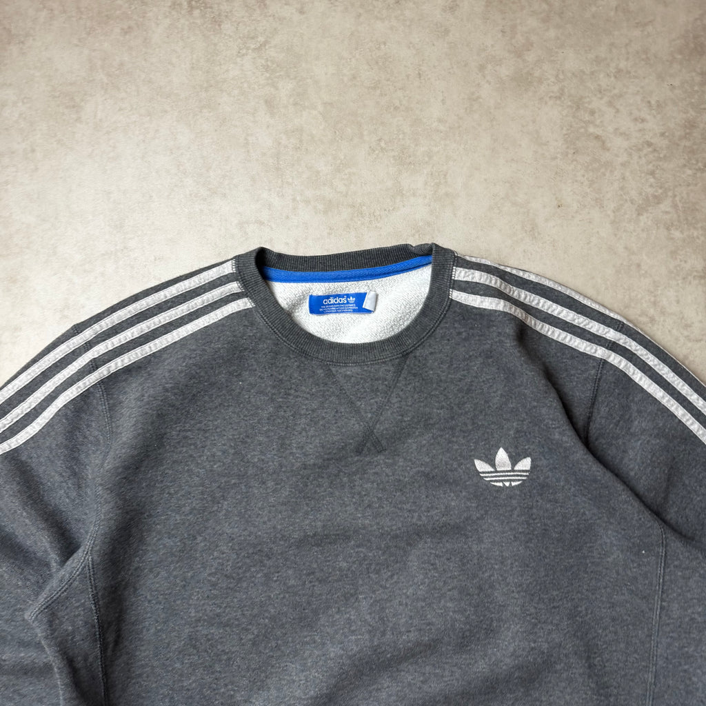 Gray Adidas Sweatshirt - L (M)