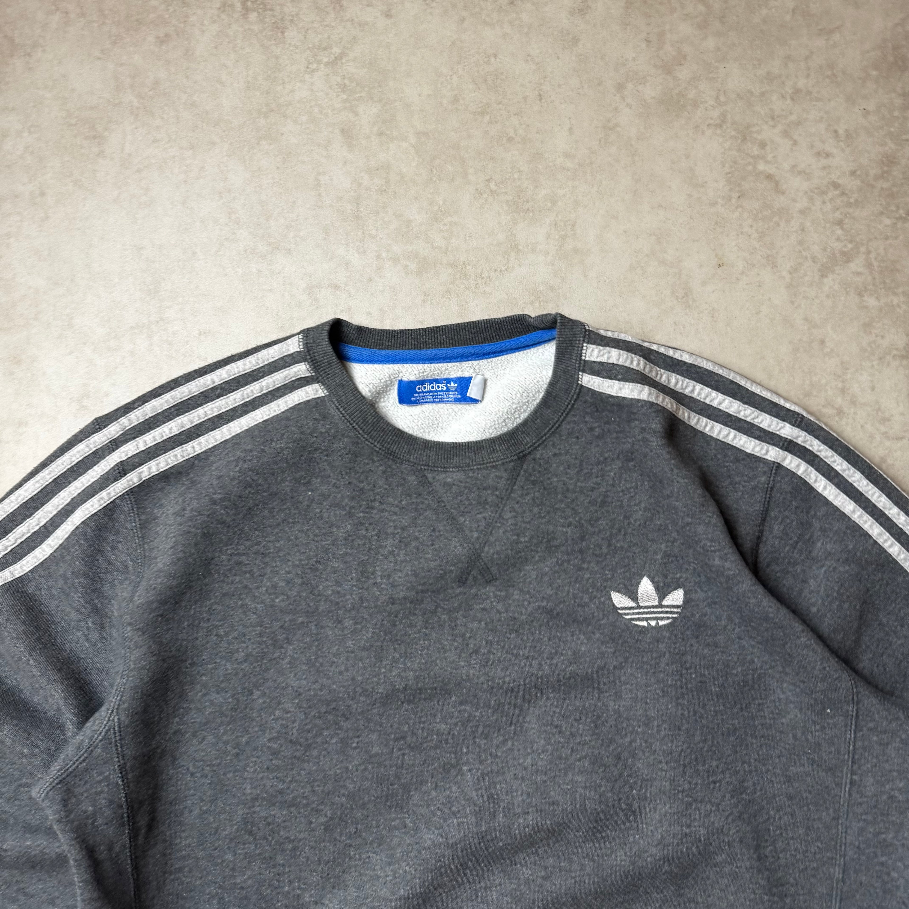 Gray Adidas Sweatshirt - L (M)