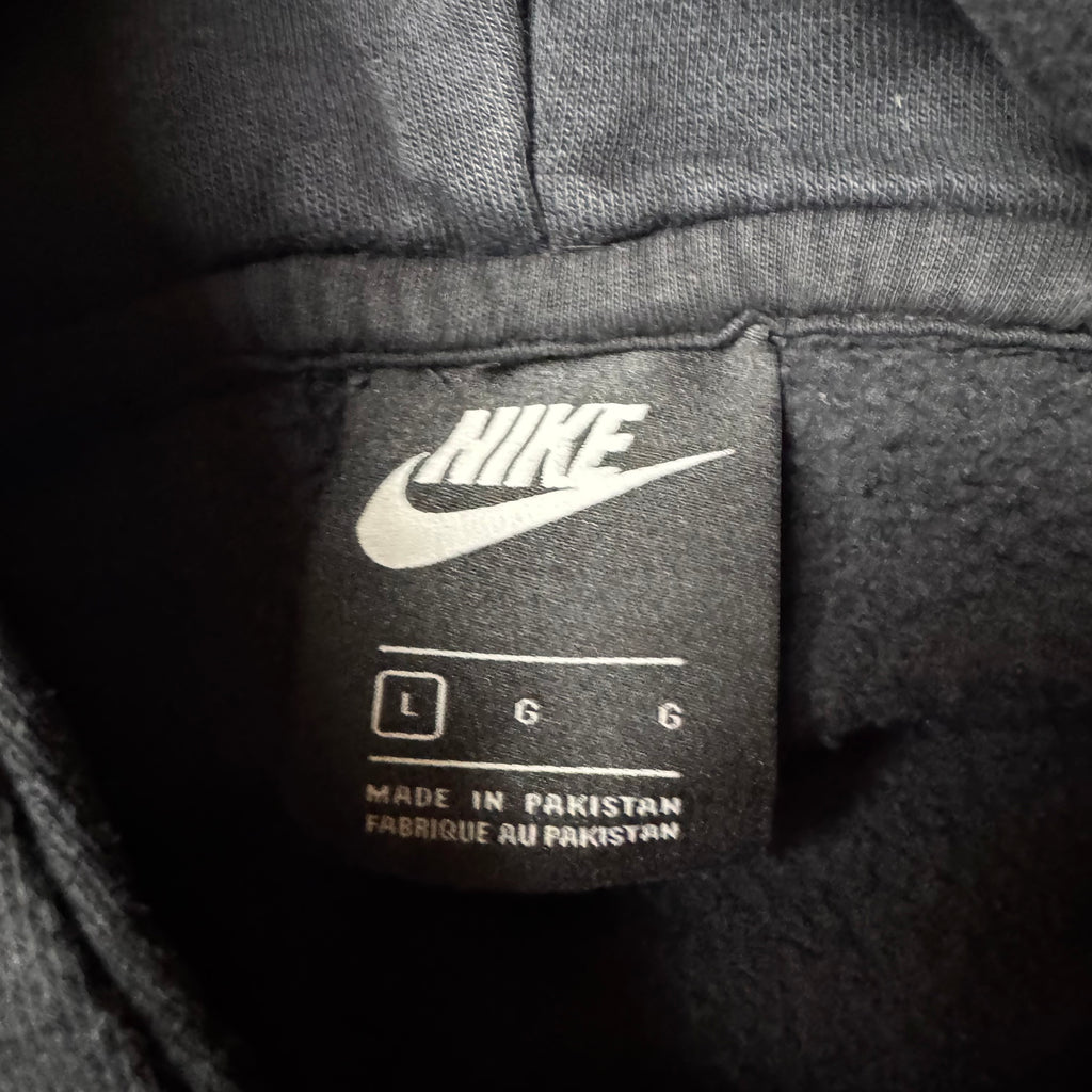 Black Boxy Nike Hoodie - L