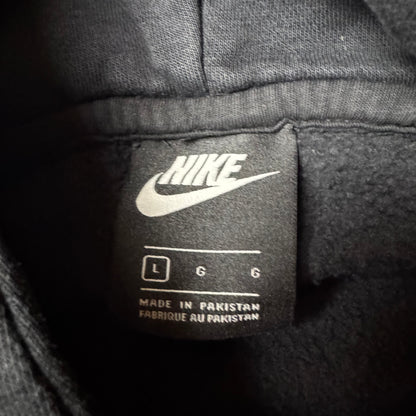 Black Boxy Nike Hoodie - L