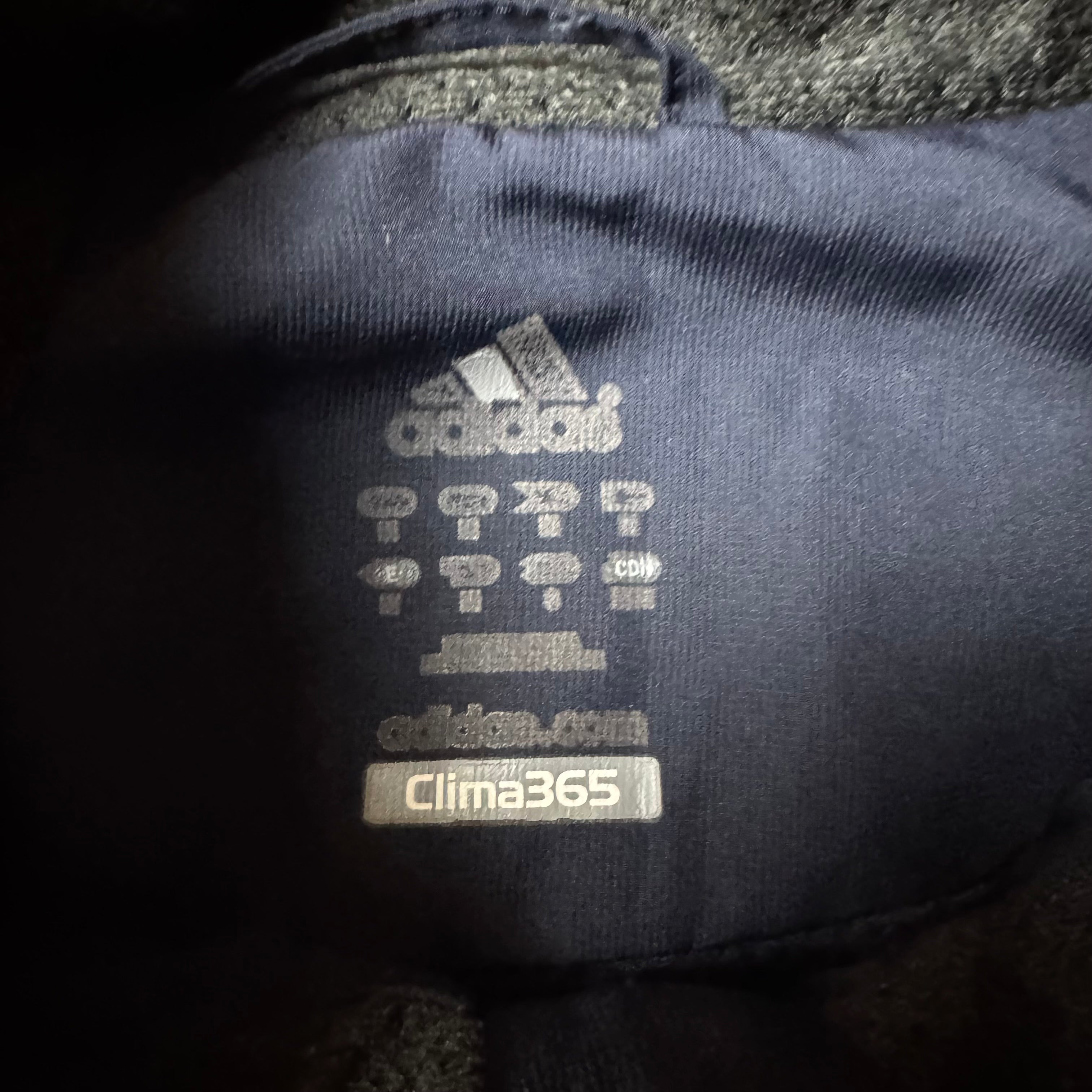 Navy Adidas Vintage Windbreaker - M