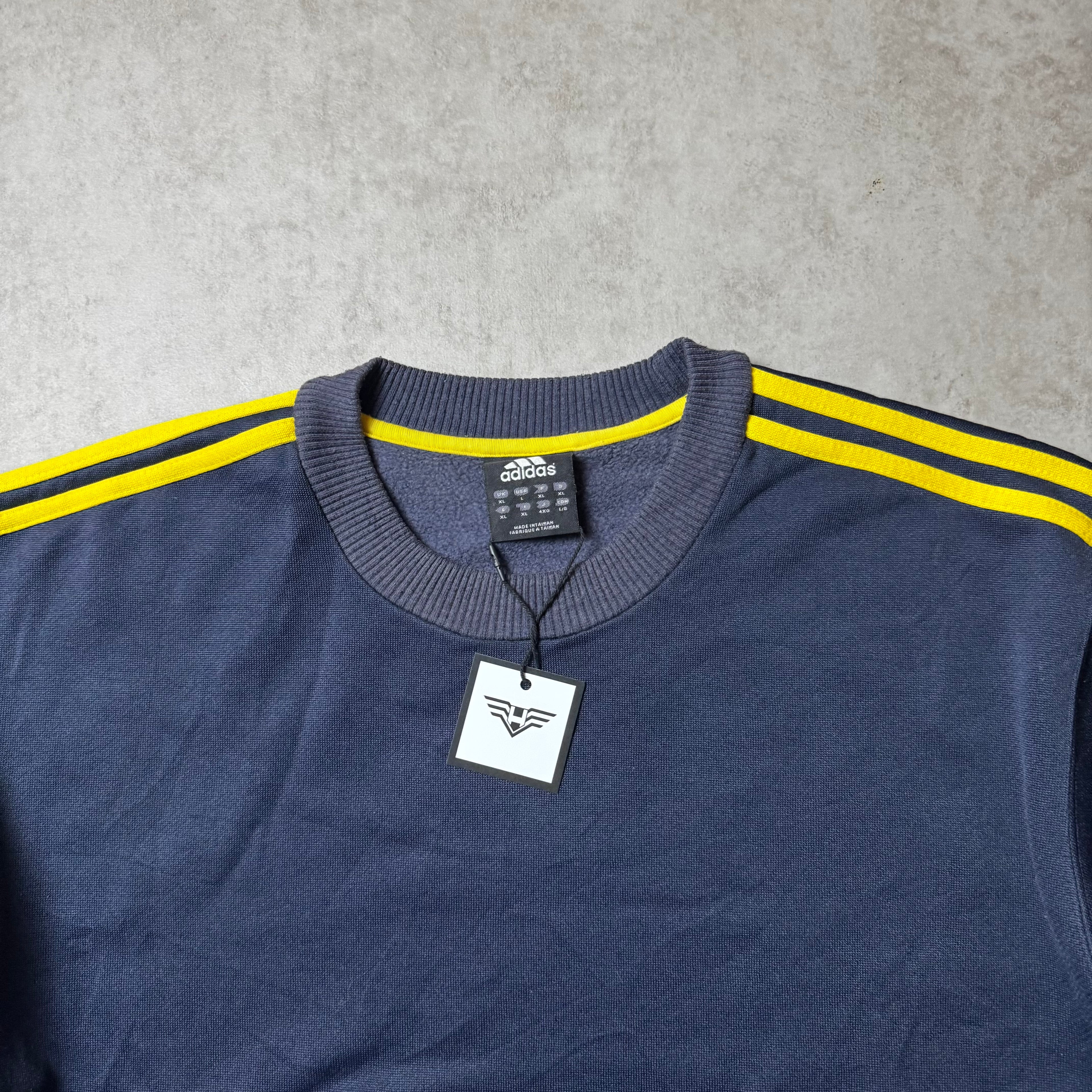 Navy Adidas Sweatshirt - XL