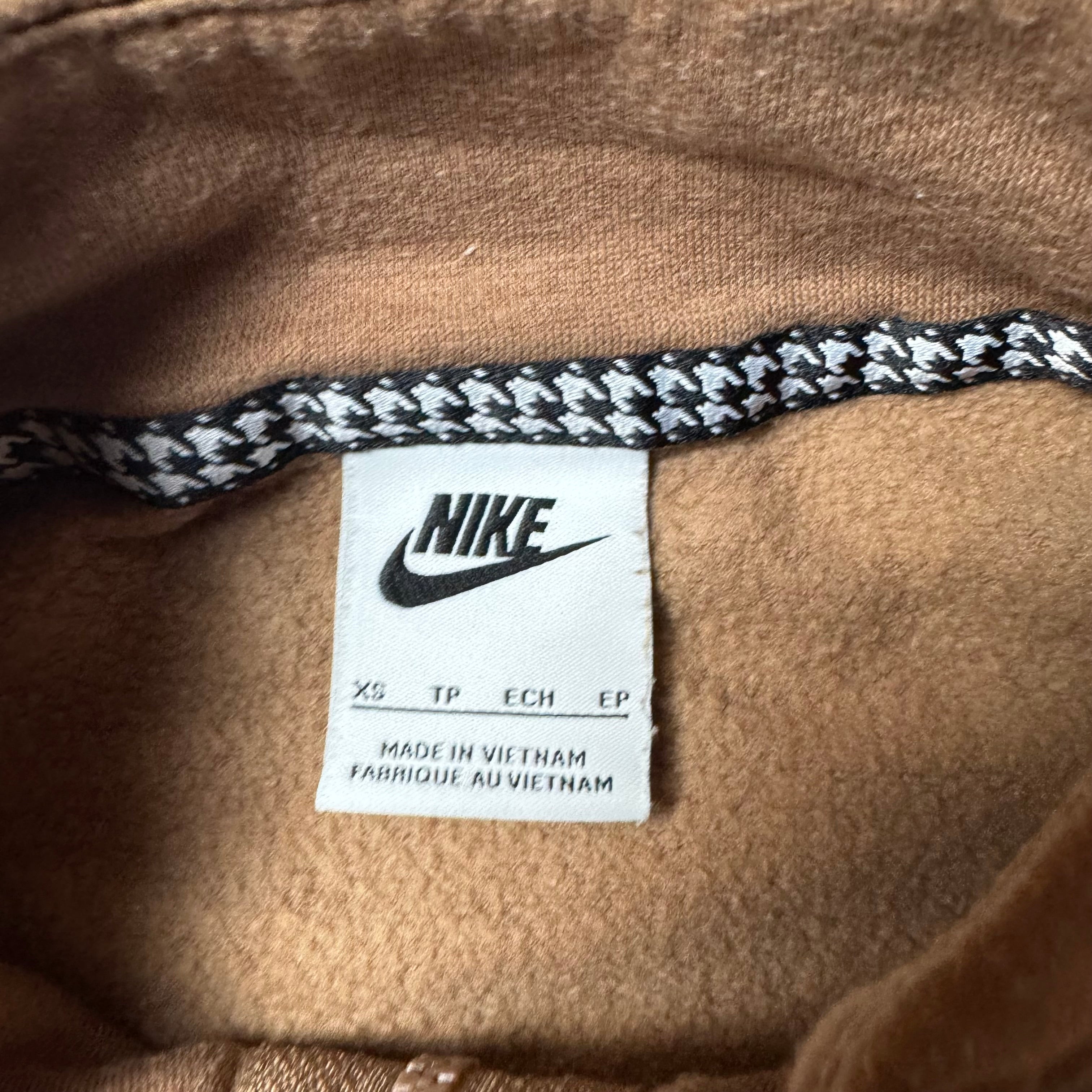 Brown Nike Quarter Zip - XS