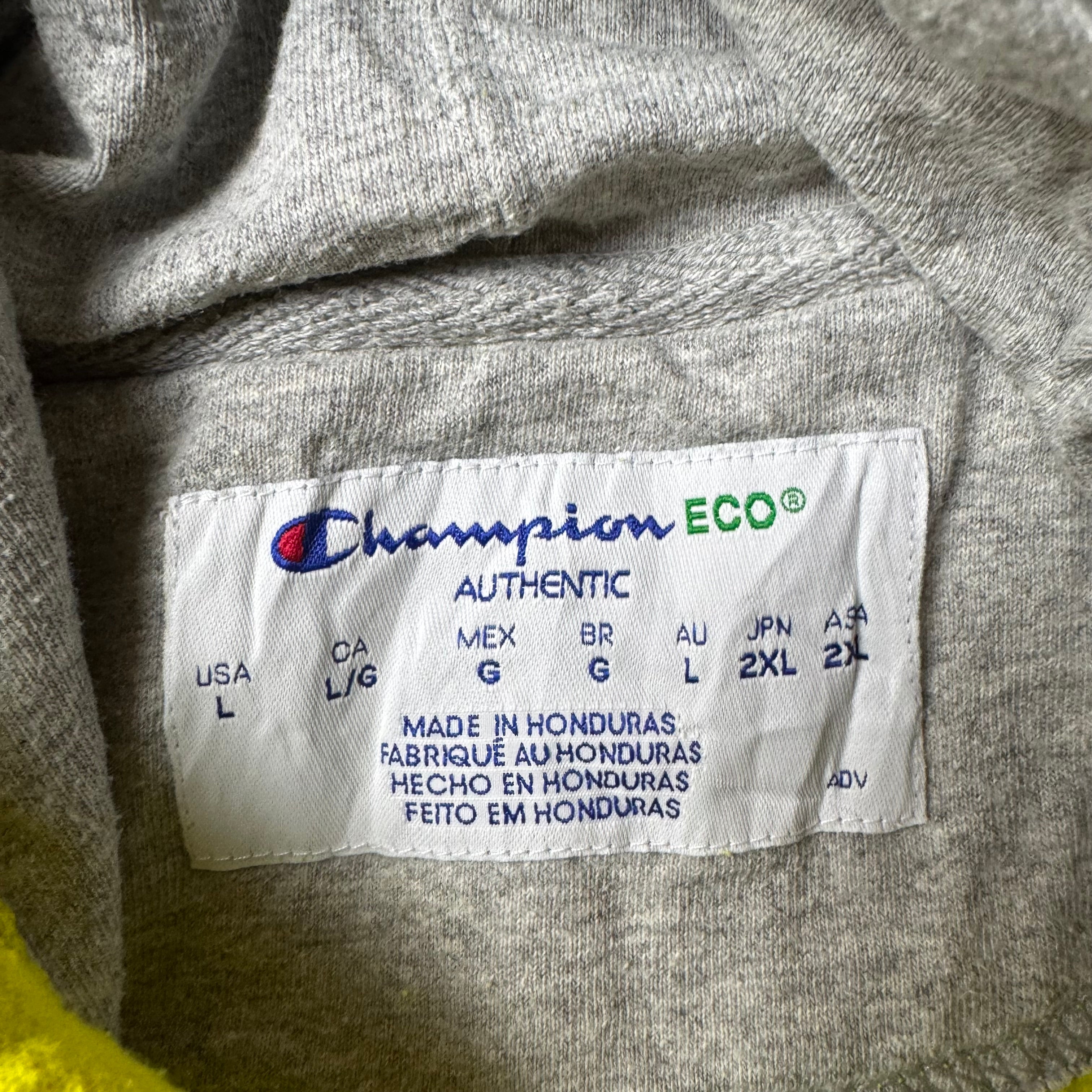 Yellow Champion Hoodie - Size L