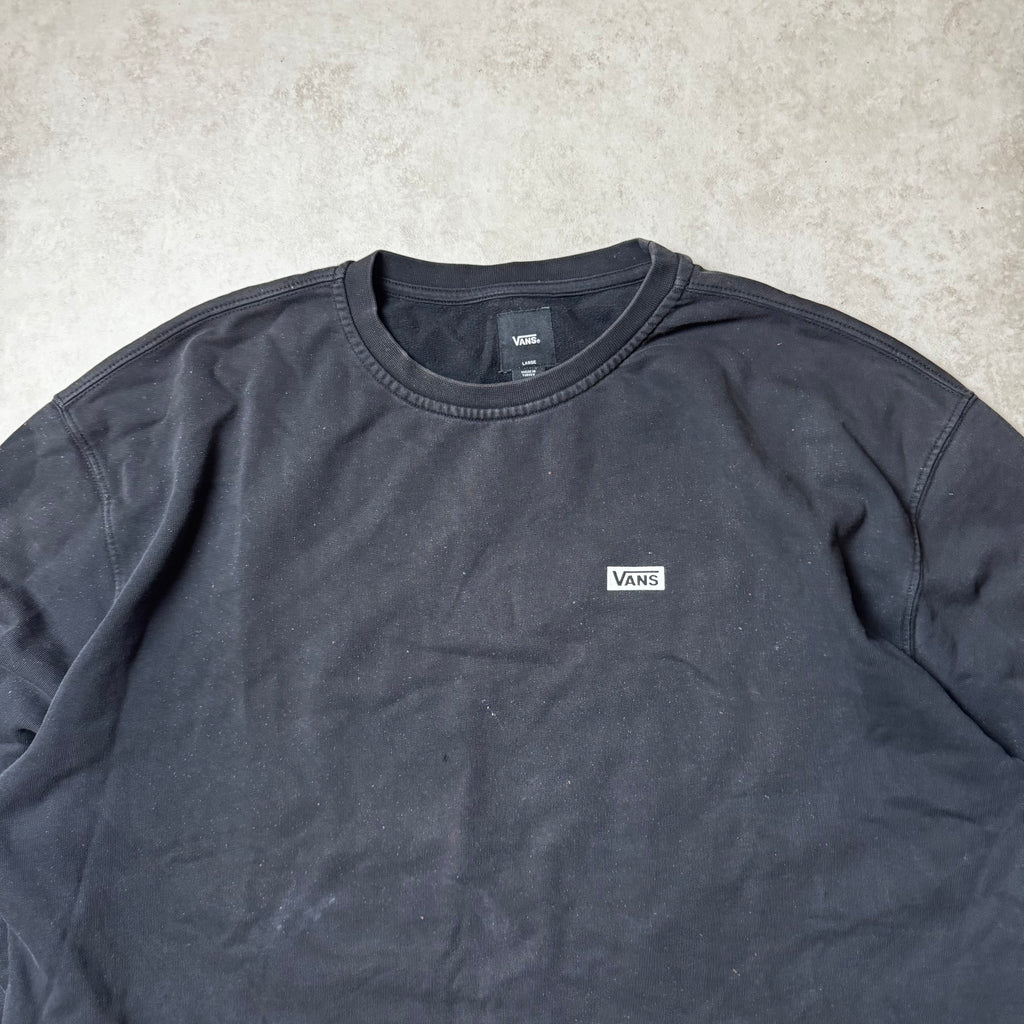 Black Vans Graphic Sweatshirt - L
