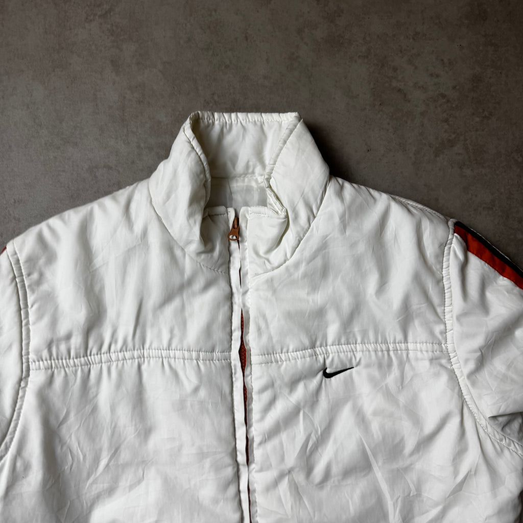 White Vintage Nike Windbreaker - XS