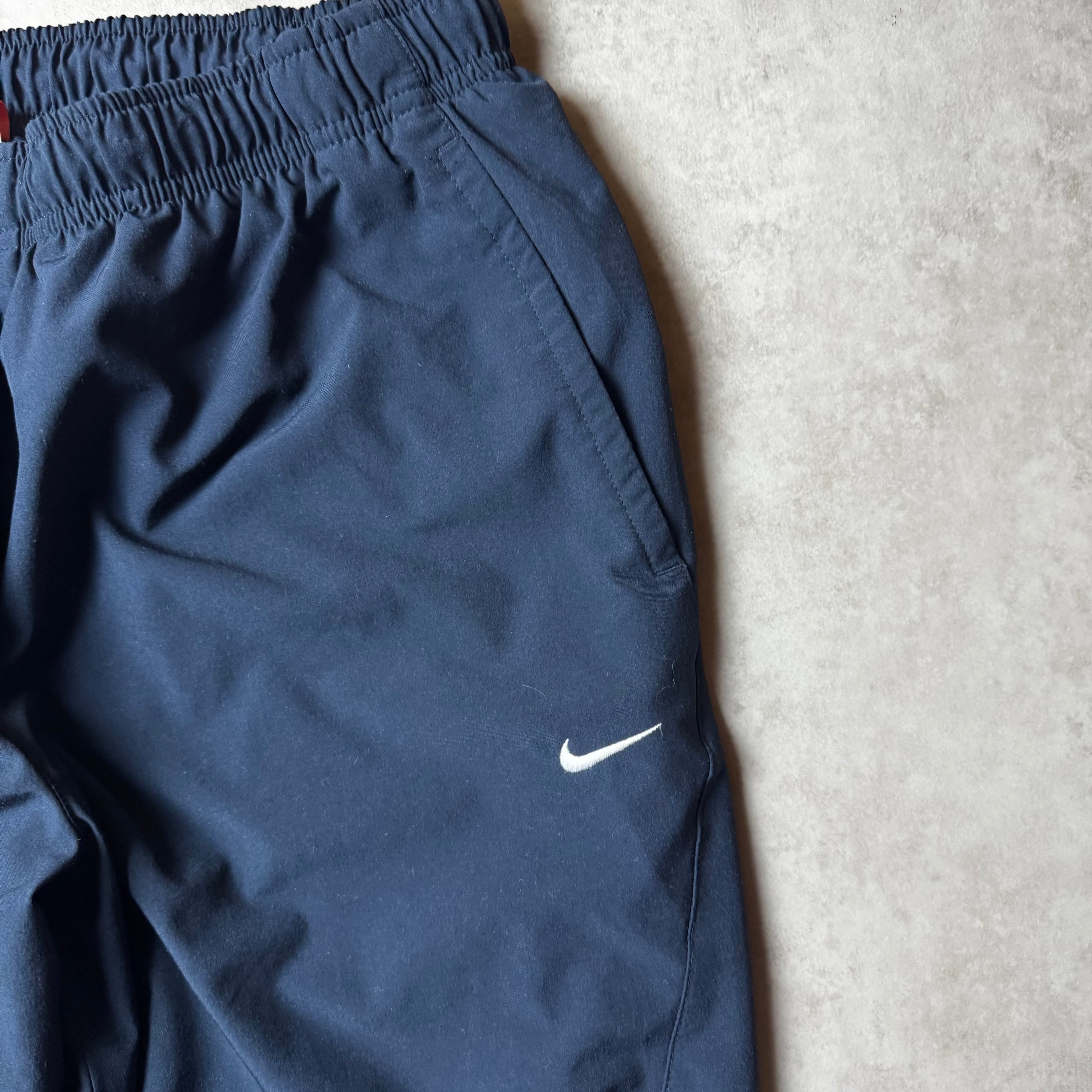 Navy Baggy Vintage Nike Trackpants - L
