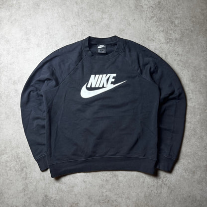 Black Nike Printed Sweatshirt - S