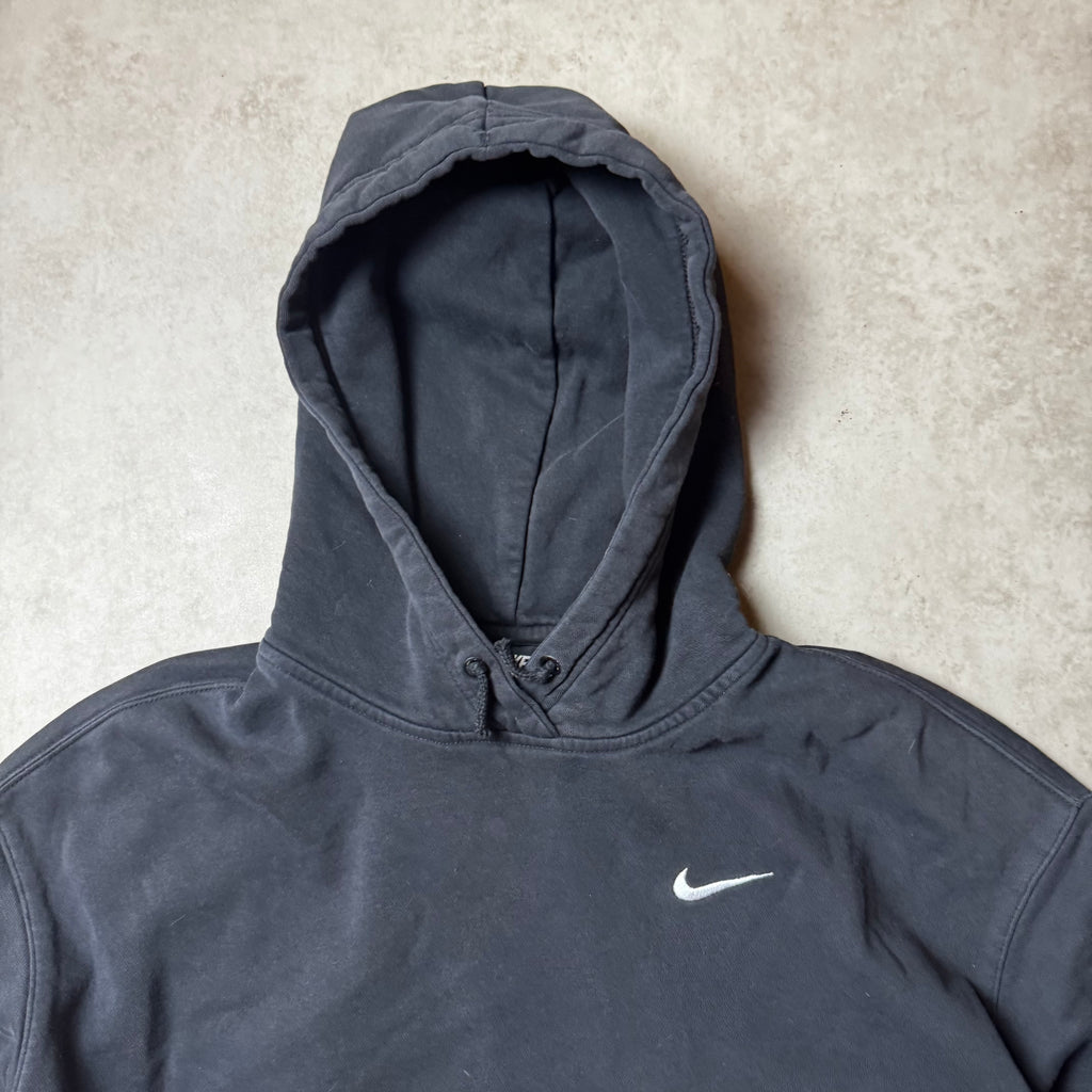 Black Boxy Nike Hoodie - L
