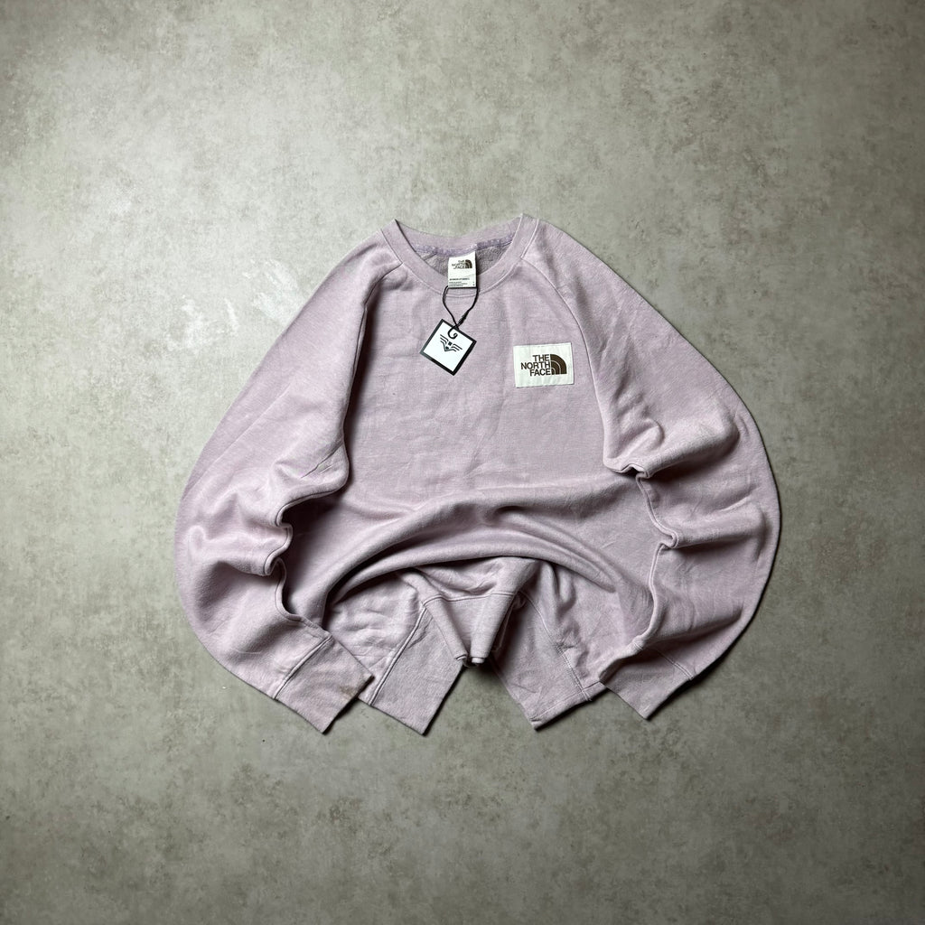 Pink North Face Sweatshirt - Size L WMNS
