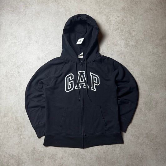 Black GAP Zip Up Hoodie - S