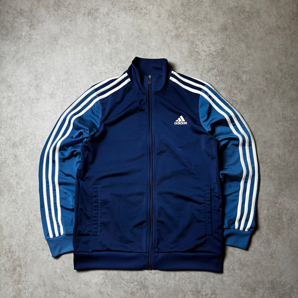 Blue Adidas Zip Up Hoodie - S
