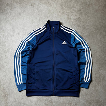 Blue Adidas Zip Up Hoodie - S