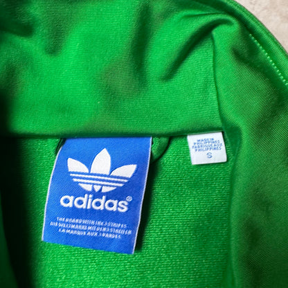 Green Adidas Zip Up Hoodie - S