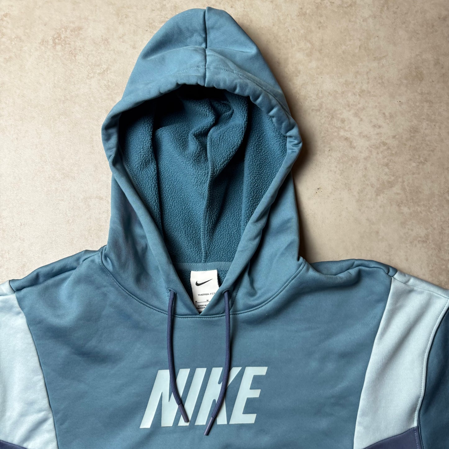 Blue Nike Cropped Hoodie - M wmns