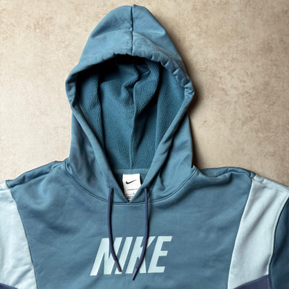 Blue Nike Cropped Hoodie - M wmns