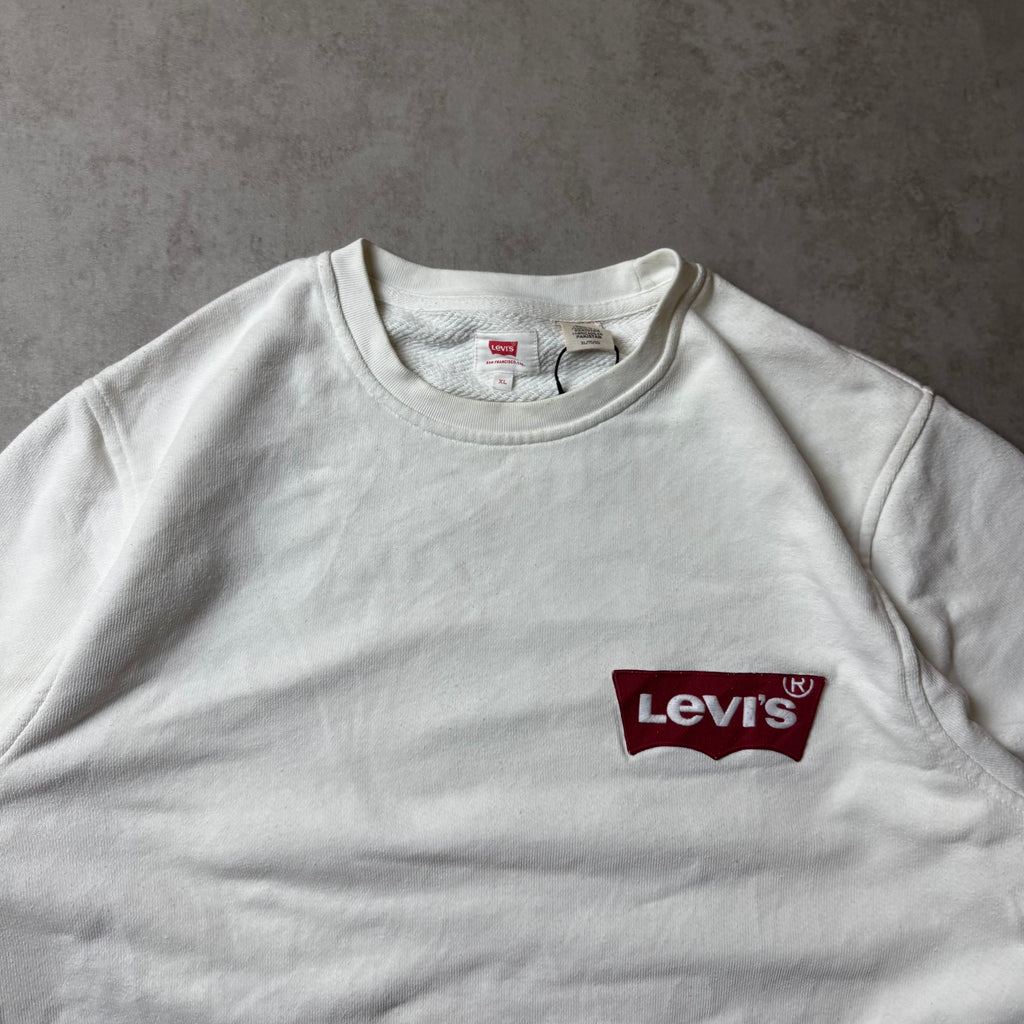White Levi's Sweatshirt - Size XL