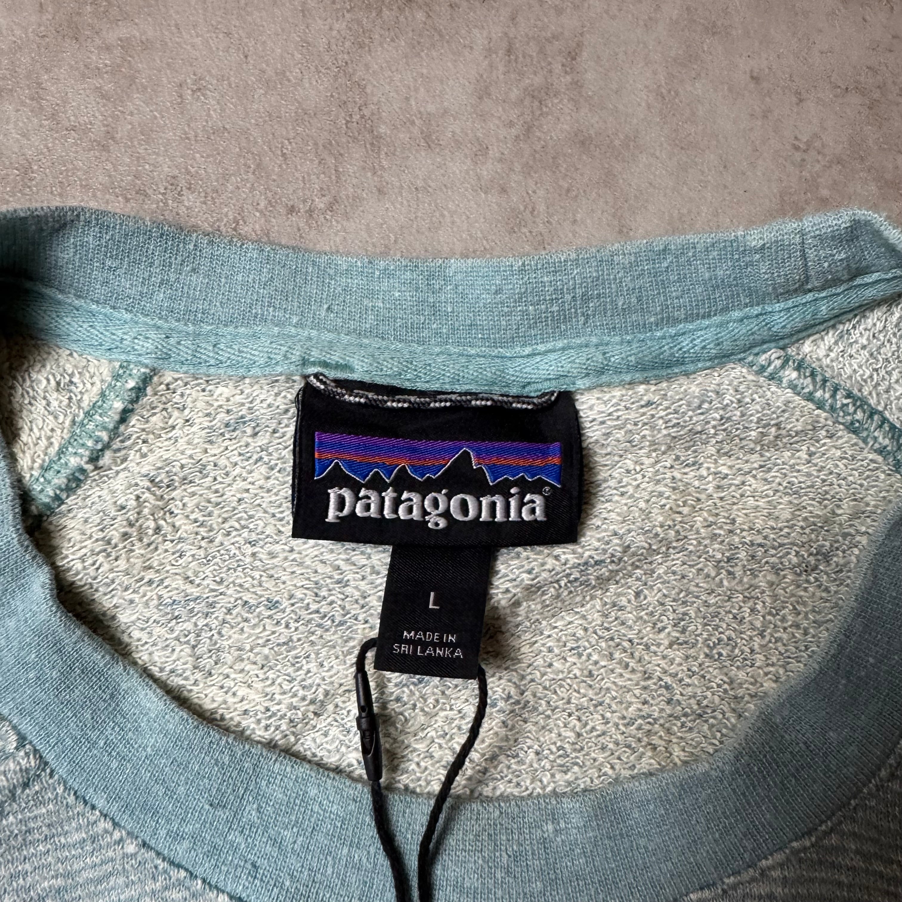 Light Blue Patagonia Sweatshirt - L