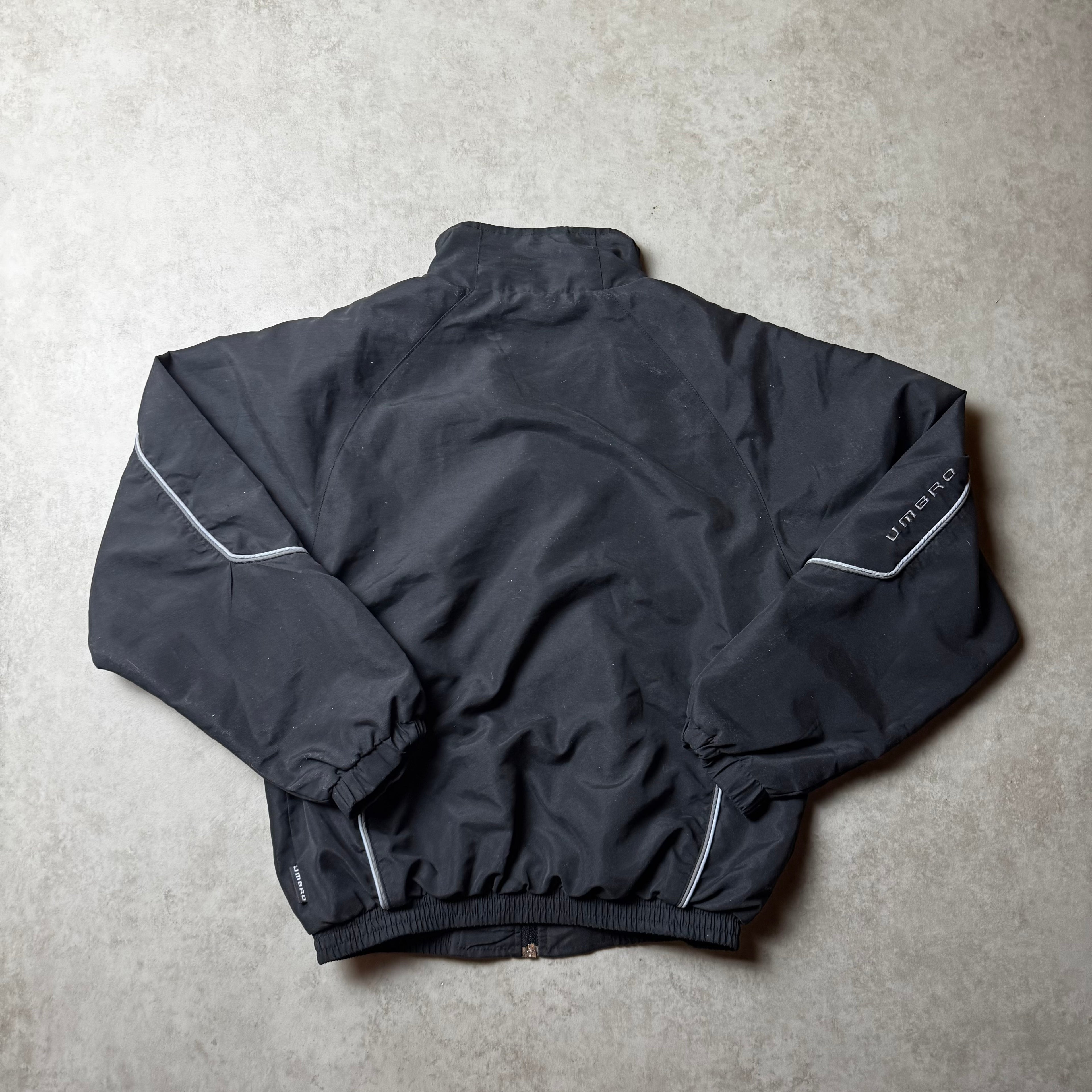 Black Vintage Umbro Windbreaker - 134 cm