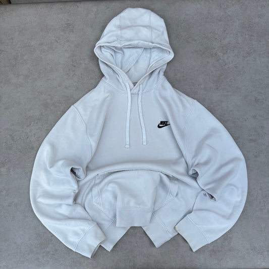 White Nike Hoodie - Size M