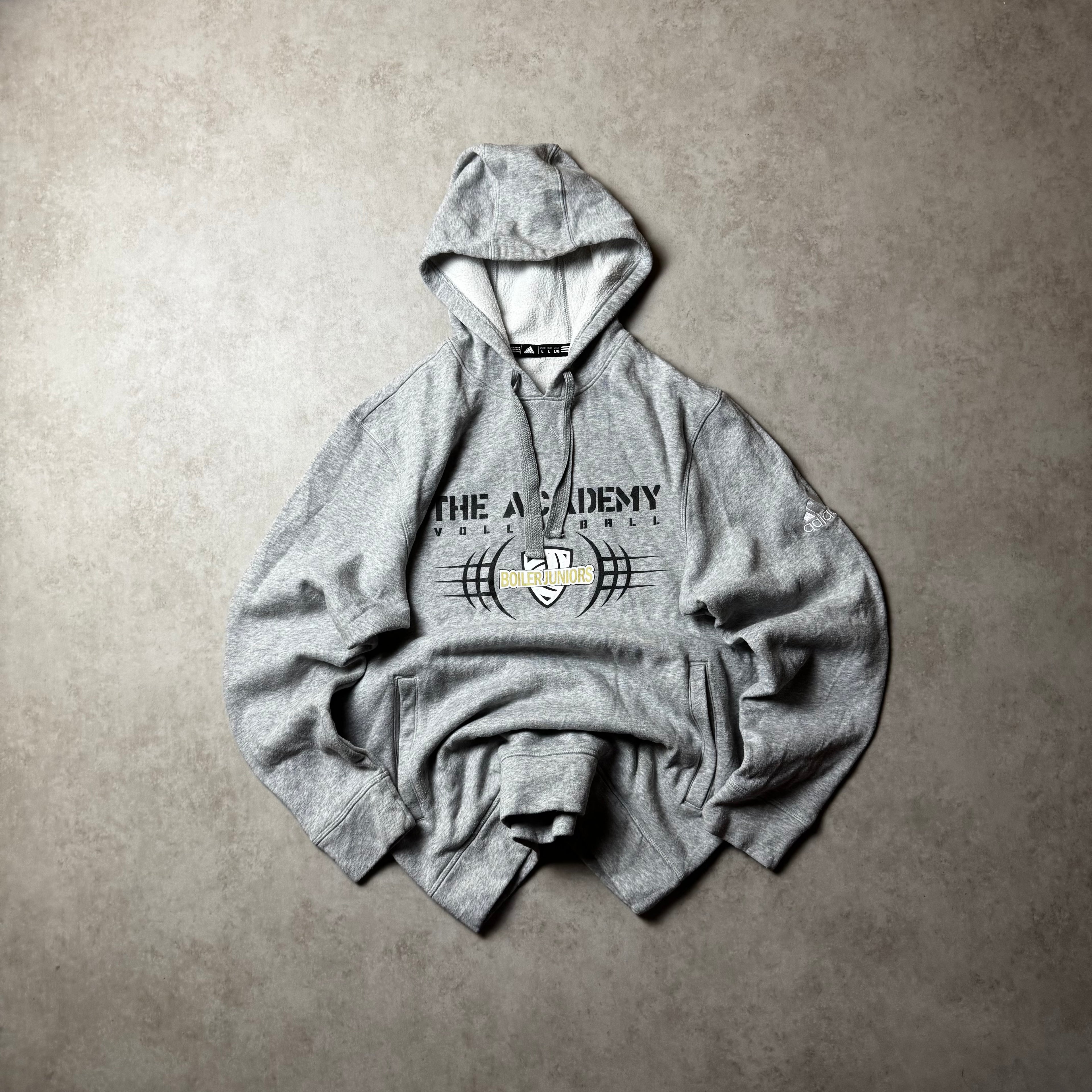 Gray Adidas Hoodie - Size L