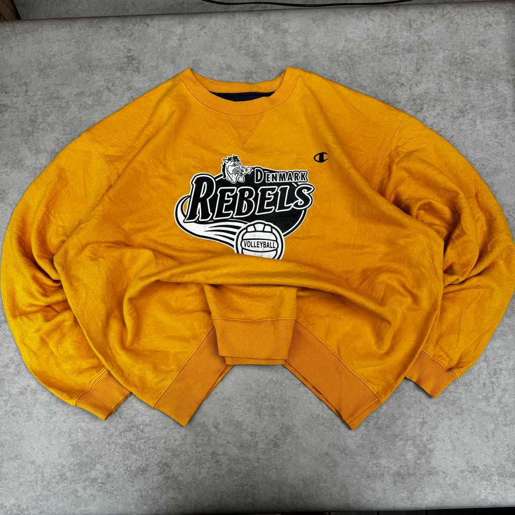 Yellow Champion Sweatshirt - Size XL