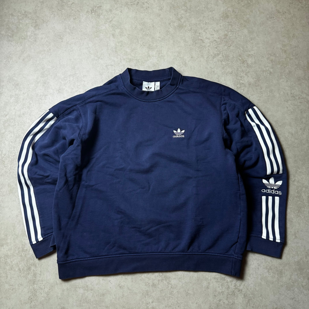 Navy Adidas Sweatshirt - M
