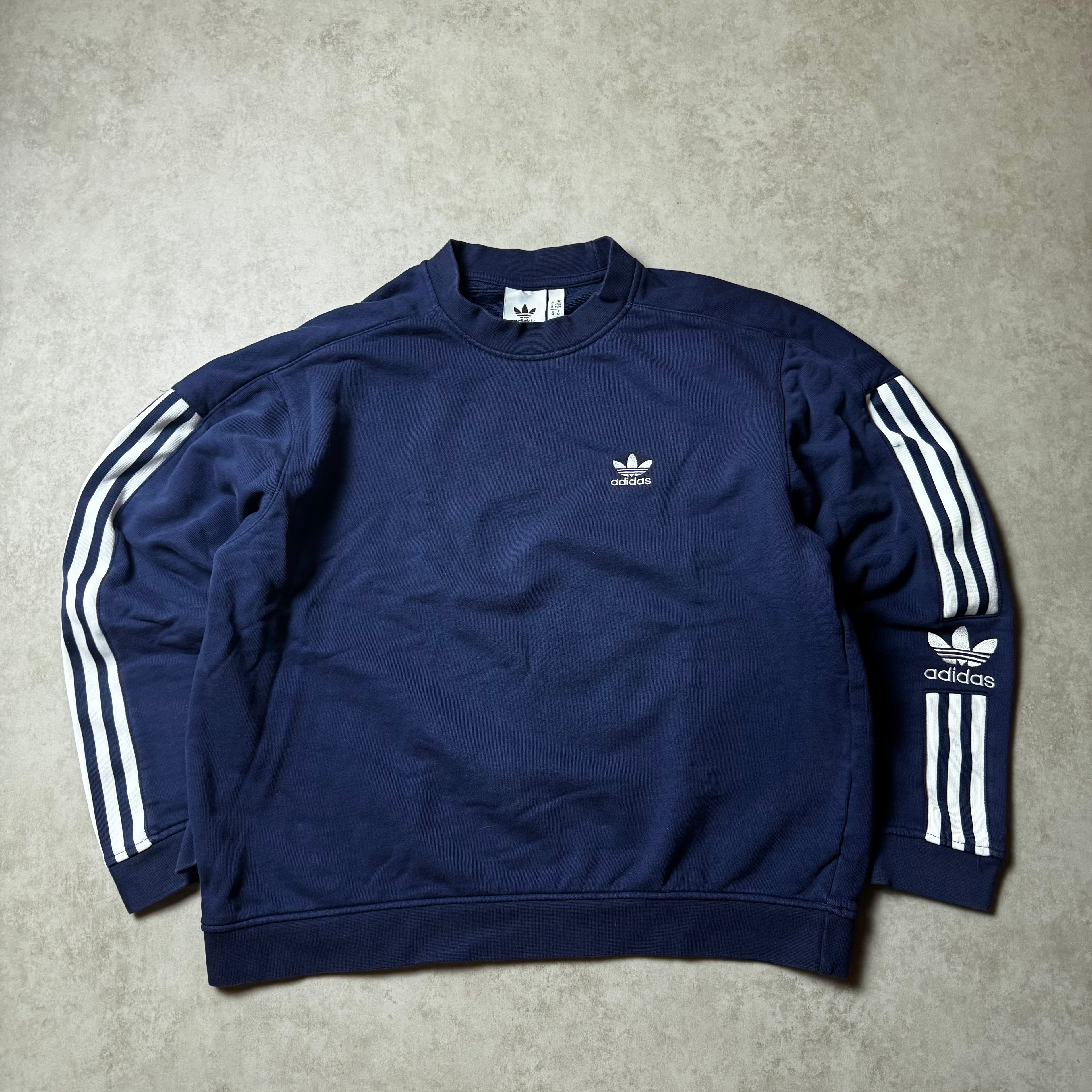 Navy Adidas Sweatshirt - M