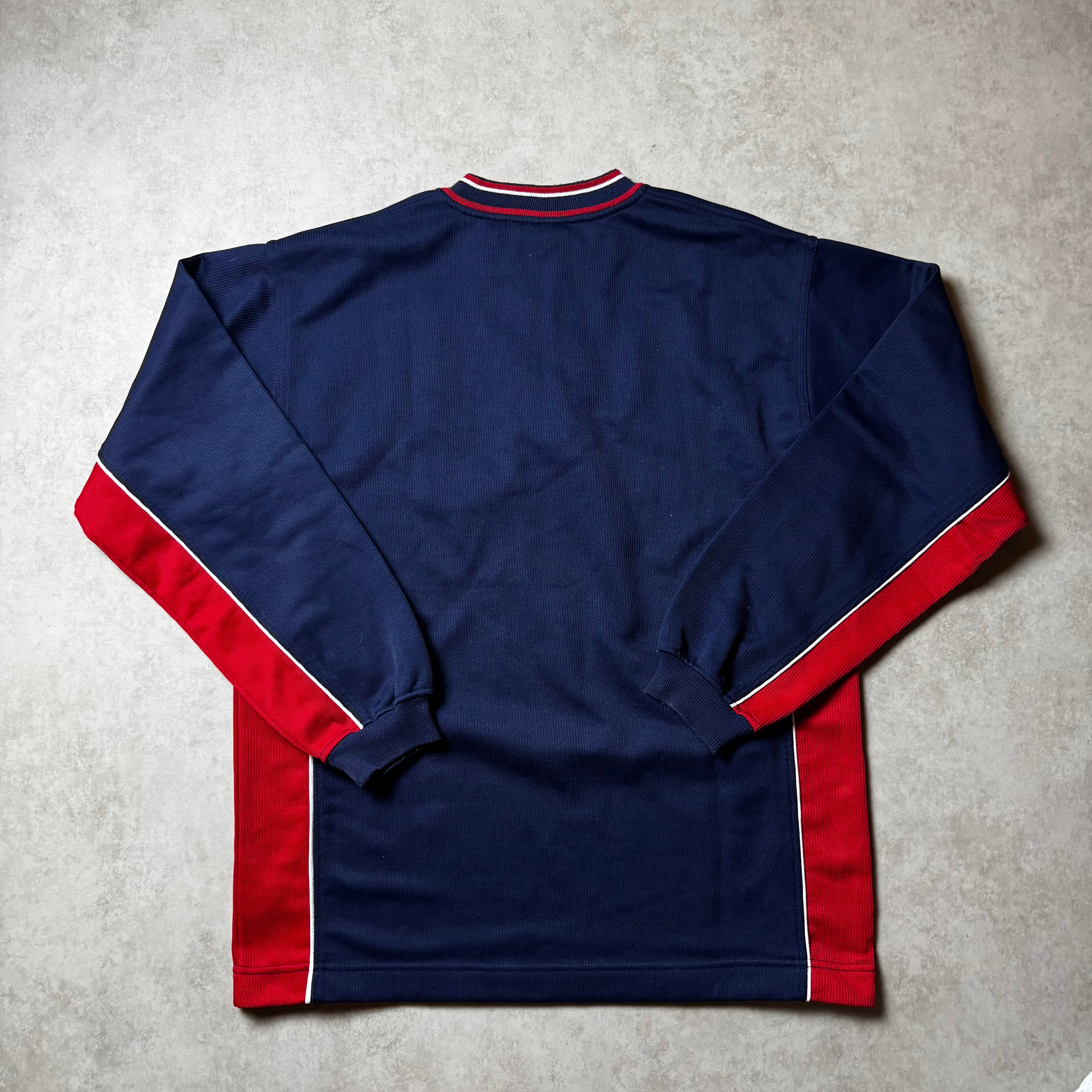 Navy Puma Vintage Quarter Zip - M