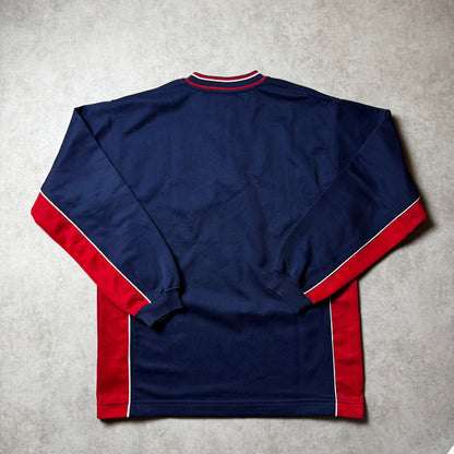 Navy Puma Vintage Quarter Zip - M