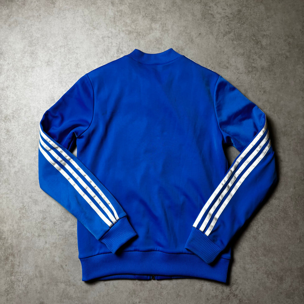 Blue Adidas Zip Up Hoodie - S