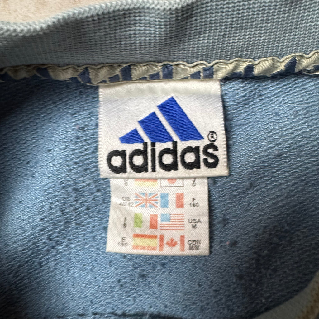 Blue Vintage Adidas Sweatshirt - M (L)