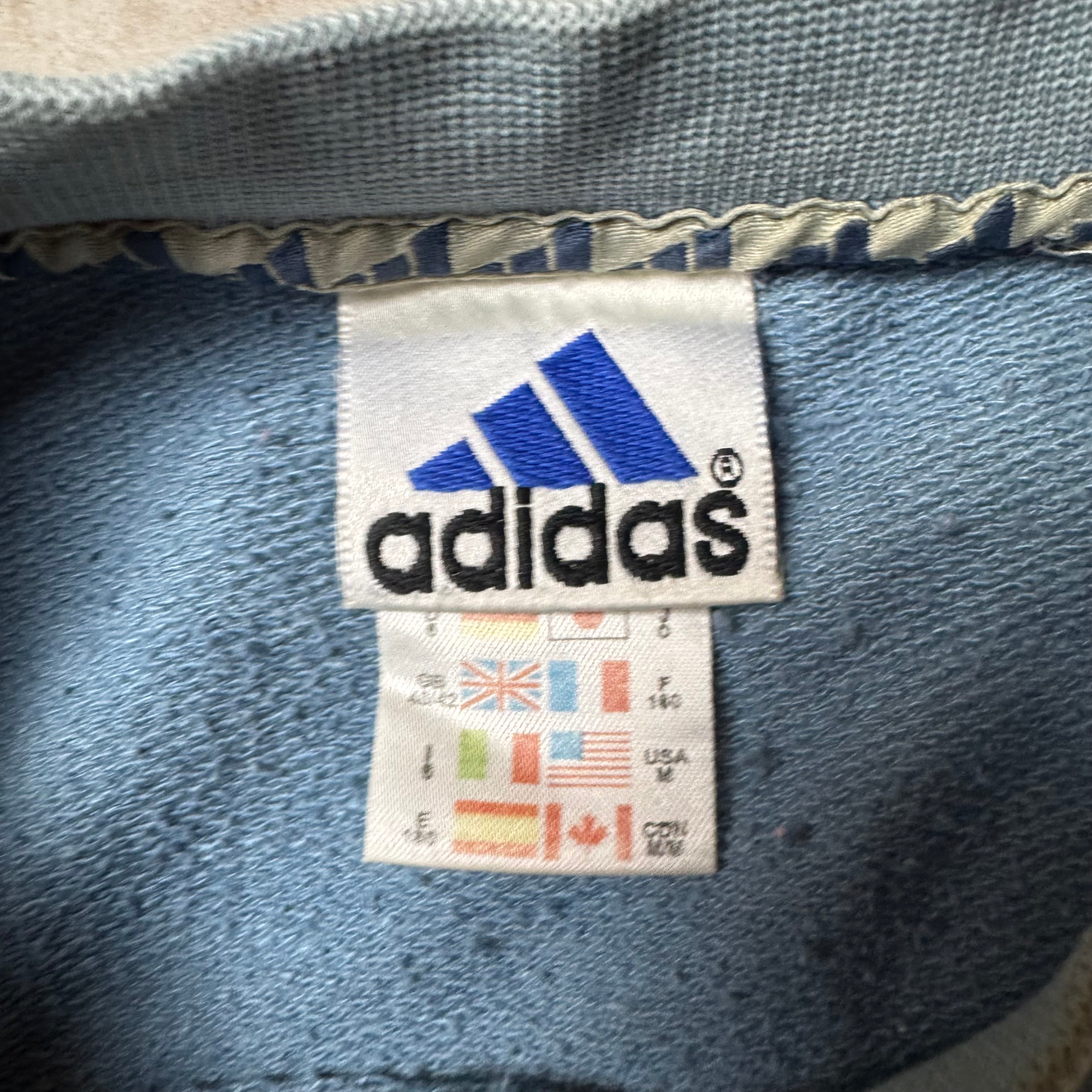 Blue Vintage Adidas Sweatshirt - M (L)
