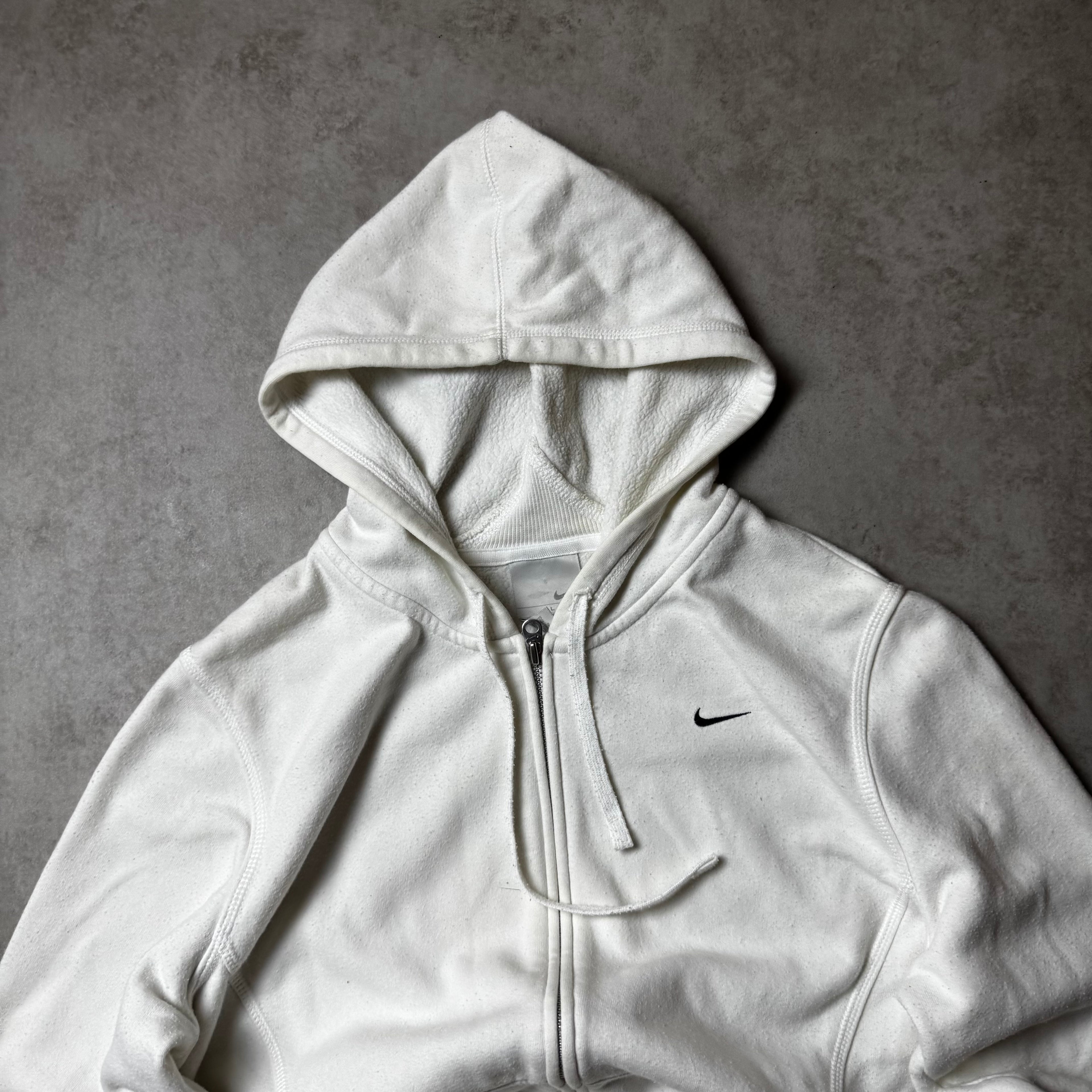 White Nike Hoodie - Size L