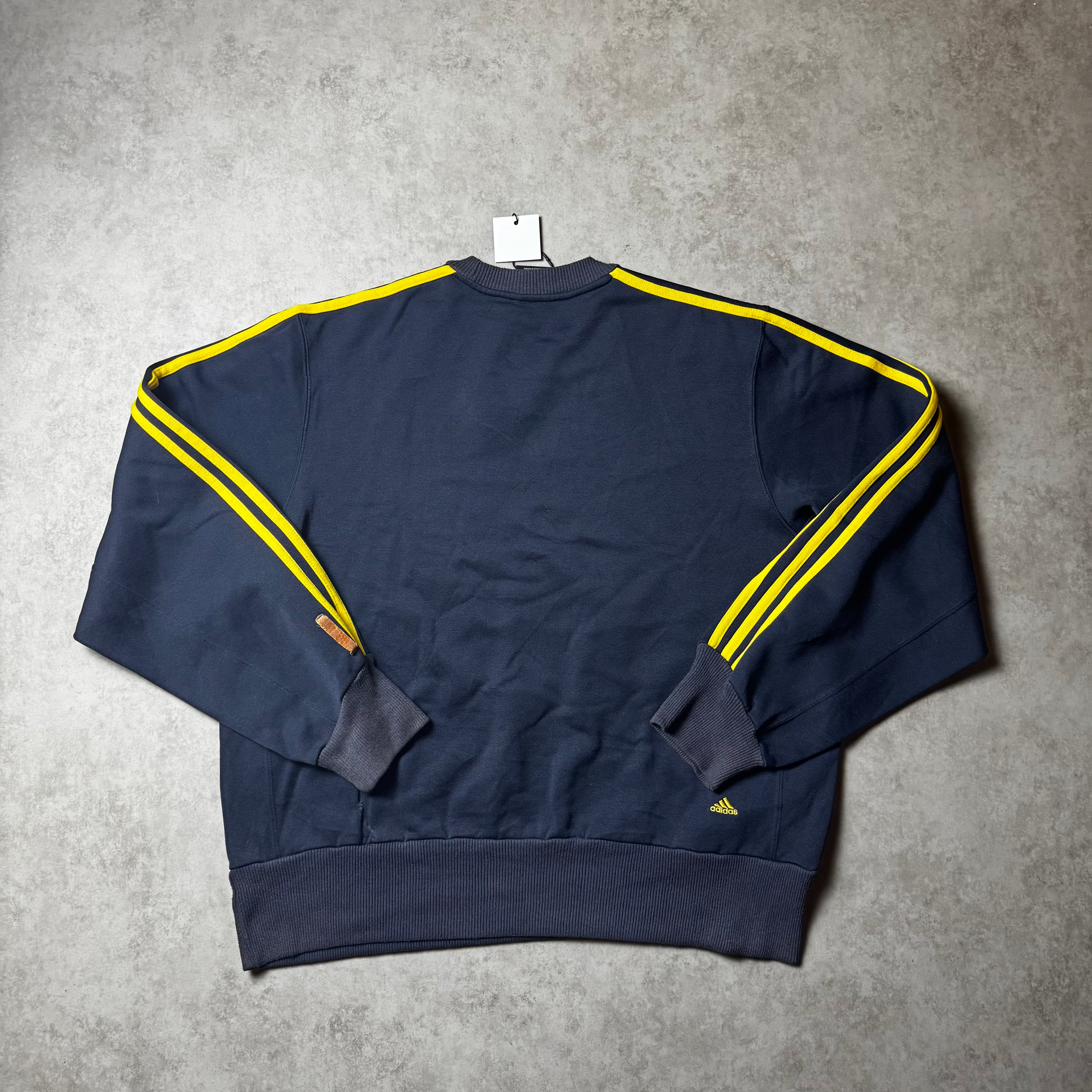 Navy Adidas Sweatshirt - XL