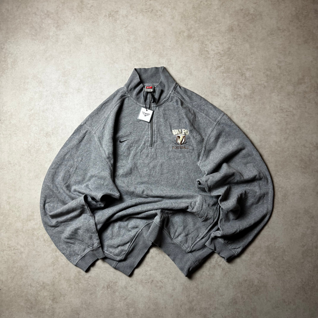 Gray Nike Team Quarter Zip - Size XL