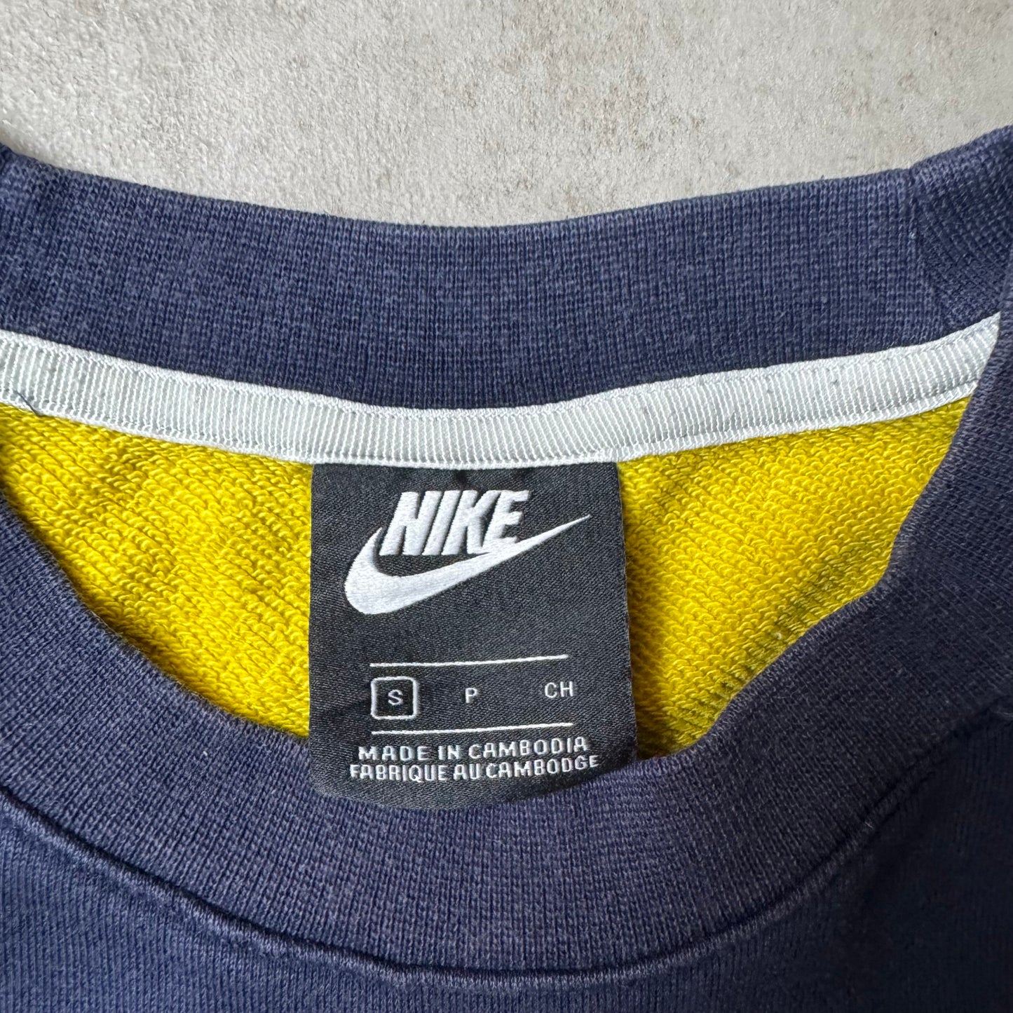 Yellow Nike Sweatshirt - S