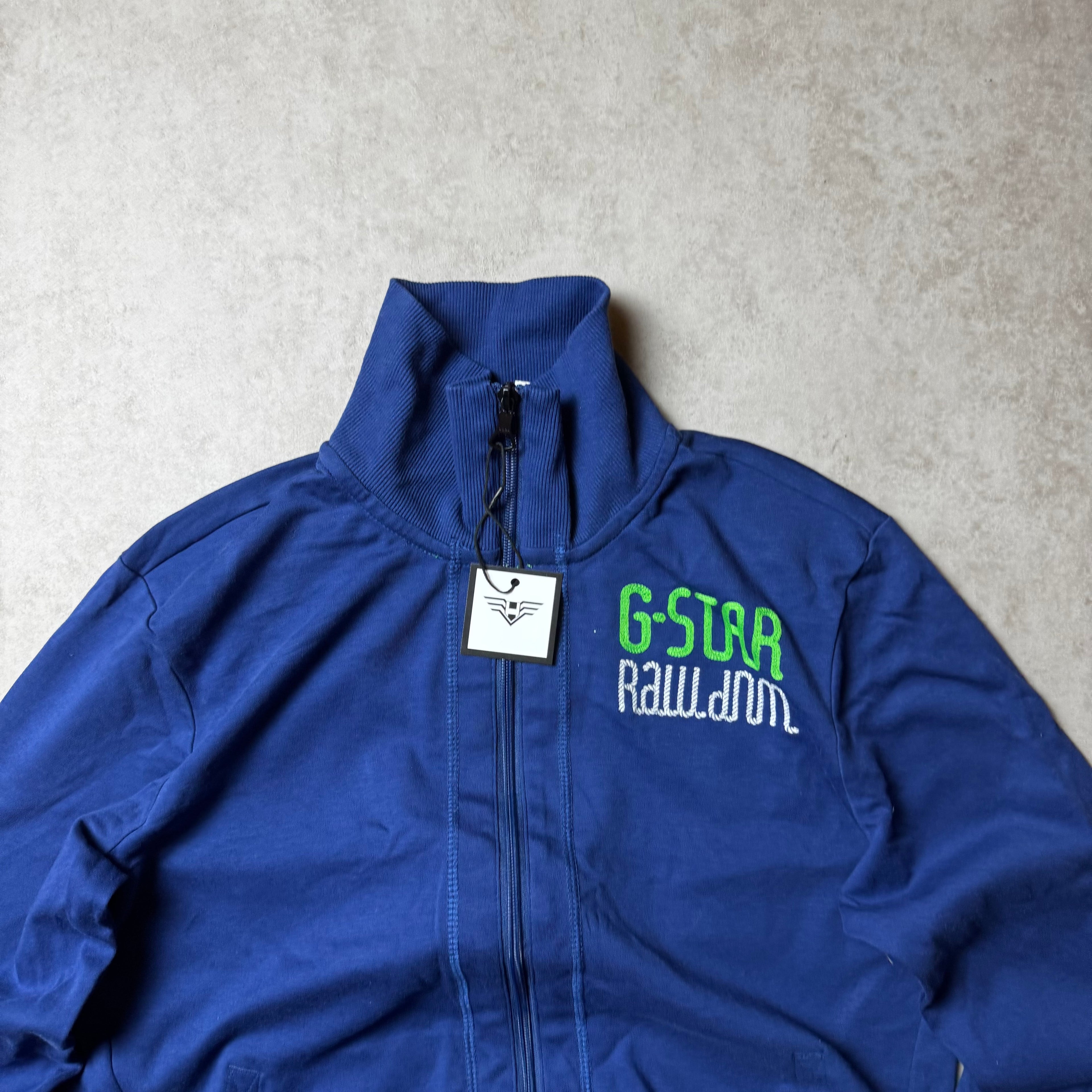 Blue G-Star Zip Up - Size M