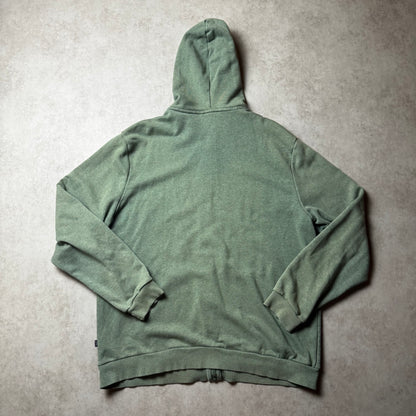 Green Puma Zip Up Hoodie - L