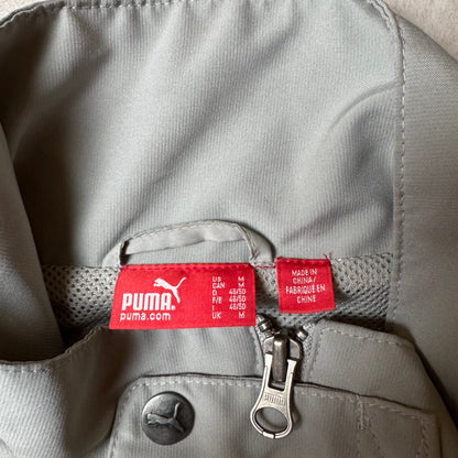 Gray Vintage Puma Windbreaker - M