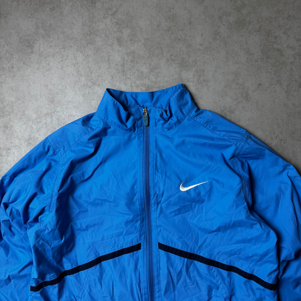 Blue Vintage Nike Windbreaker - L (152-158)