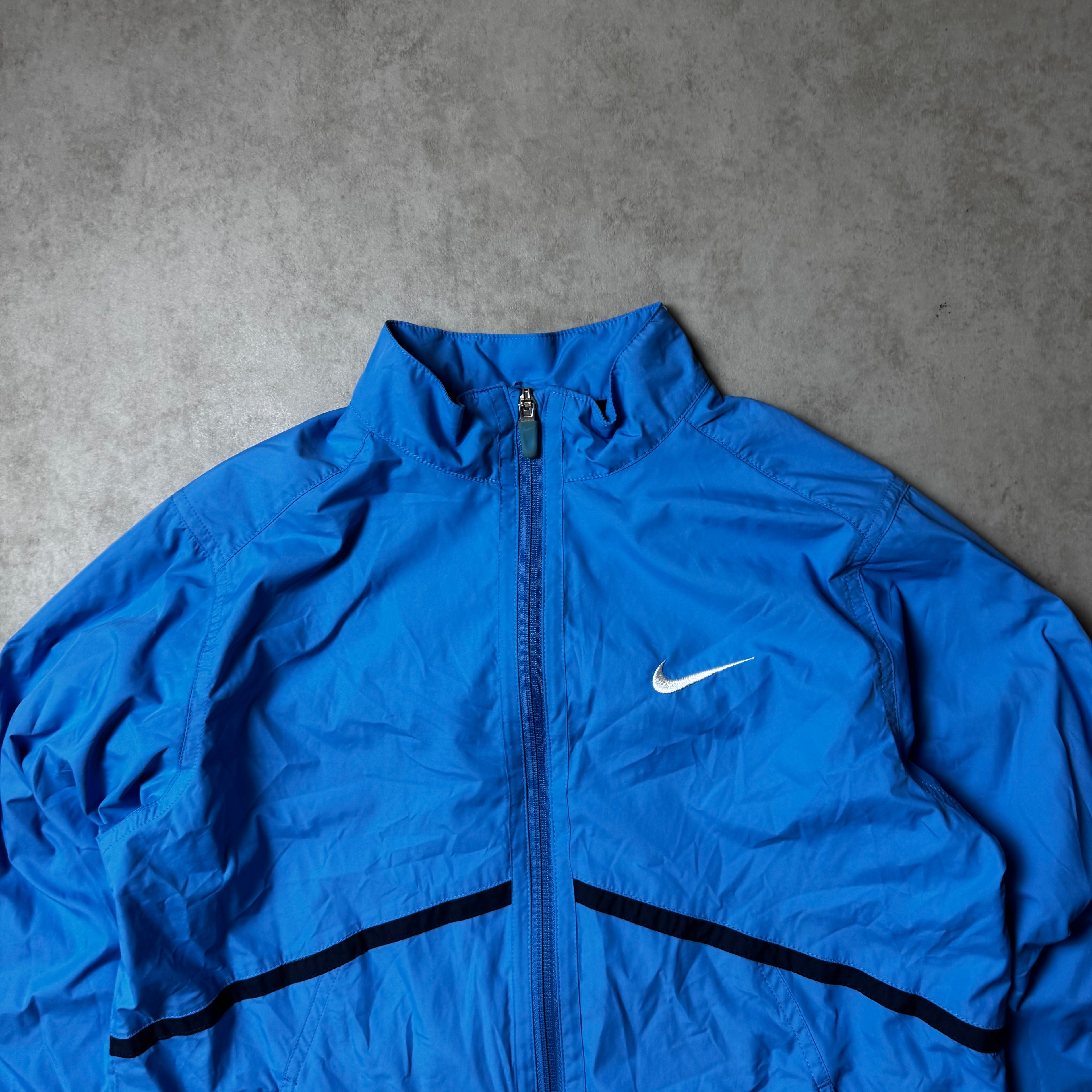 Blue Vintage Nike Windbreaker - L (152-158)